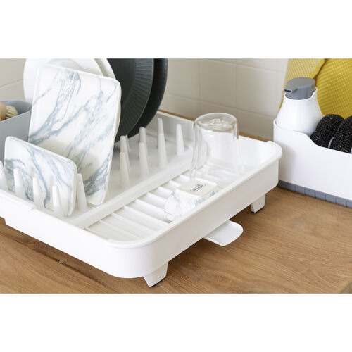 Сушилка для посуды jarl, 41,2x11,5x36,5 см, белая 1 Сушилка для посуды jarl, 41,2x11,5x36,5 см, белая 1