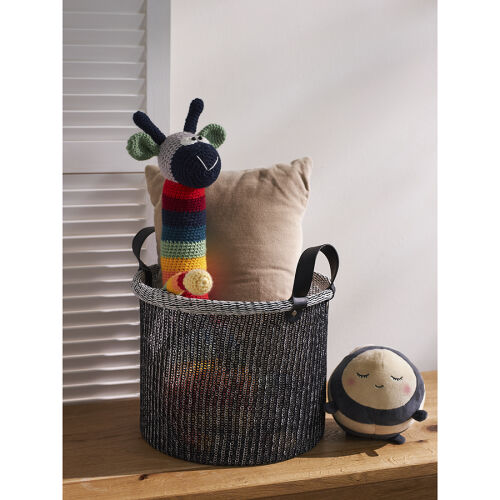 Корзина для хранения sustainable collection, D32х28 см, черная 6 Корзина для хранения sustainable collection, D32х28 см, черная 6
