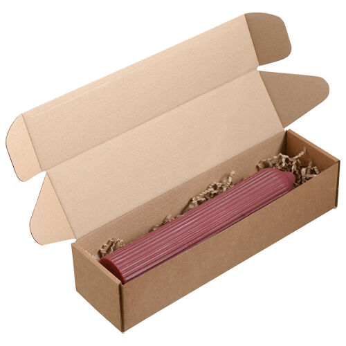 Свеча декоративная бордового цвета из коллекции edge, 25,5см 5