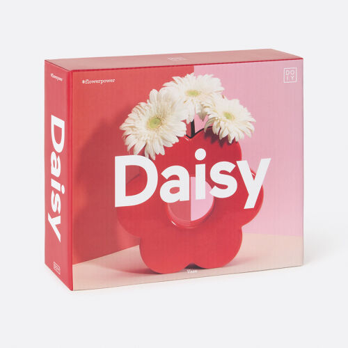 Ваза для цветов daisy, 20 см, красная 7