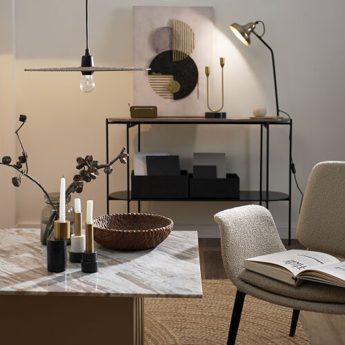 Подсвечник aryl, 15 см, белый/черный 3