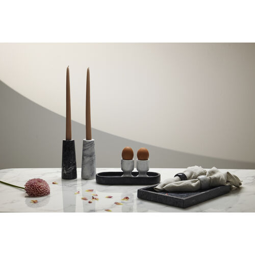 Набор колец для салфеток marm, D5 см, черный мрамор, 2 шт. 2