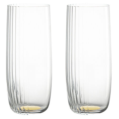 Набор стаканов alice в подарочной упаковке, 370 мл, золотистые,  1