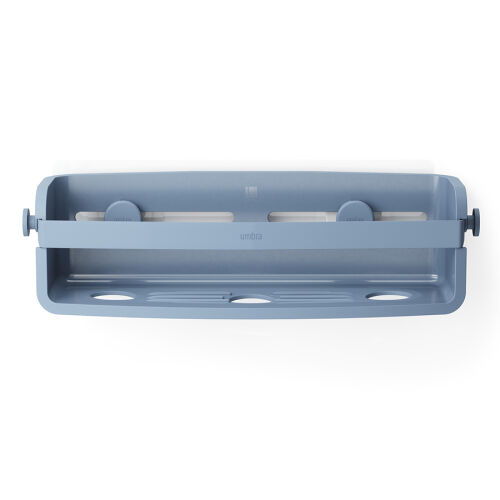 Органайзер для душа flex adhesive, голубой 1