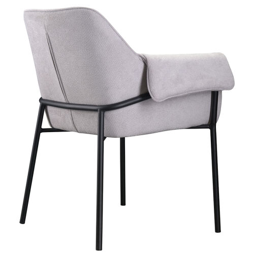 Стул aline, шенилл, светло-серый 2