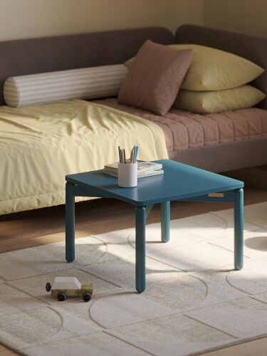 Столик кофейный saga, 50х70 см, сине-зеленый 1