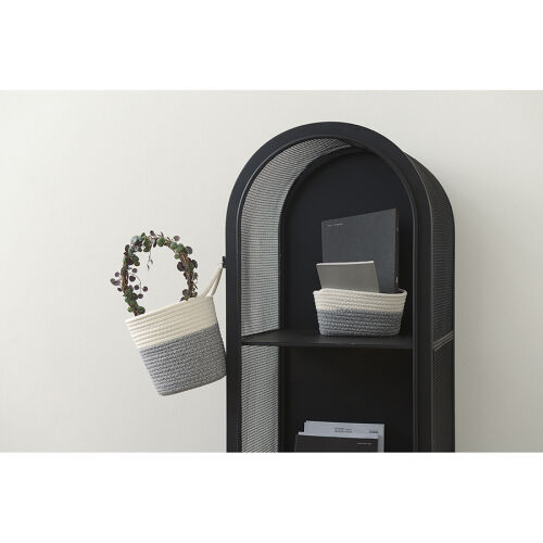 Кашпо gerd, D20х19 см, белое/светло-серое 2