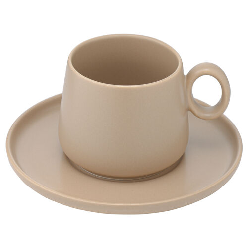 Набор из двух чайных пар бежевого цвета из коллекции essential,  3
