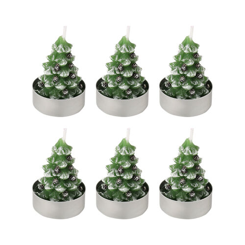 Набор декоративных свечей enchanted woods из коллекции new year essential, 6 шт.