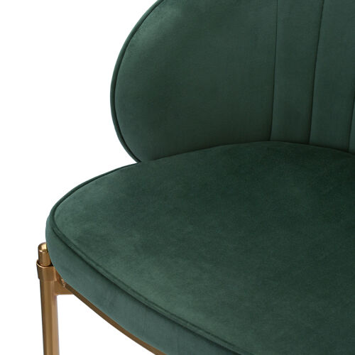 Стул барный coral, велюр, темно-зеленый 5
