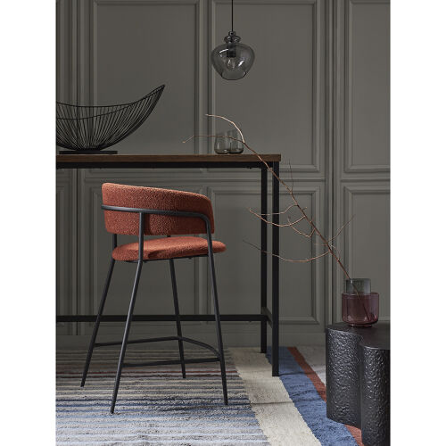 Стул полубарный helning, букле, терракота 3