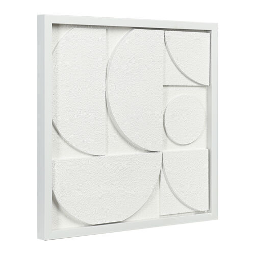 Панно декоративное с эффектом 3d minimalism, с белой рамой, 40х4 4 Панно декоративное с эффектом 3d minimalism, с белой рамой, 40х4 4