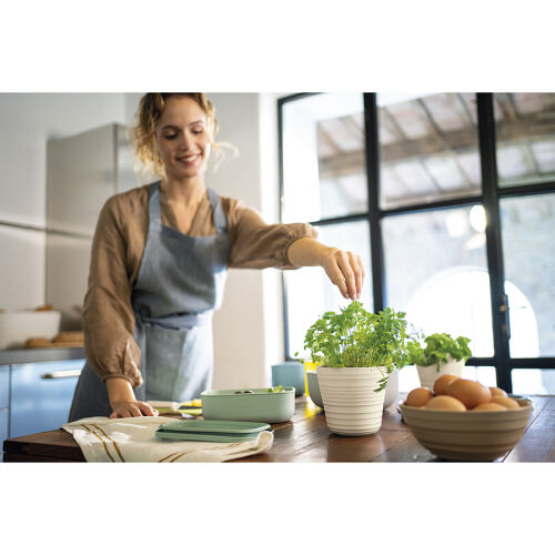 Кашпо для комнатных растений tierra, серо-бежевое 5