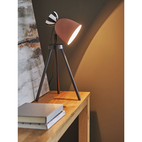 Светильник настольный anniken, D20х58 см, терракотовый 2