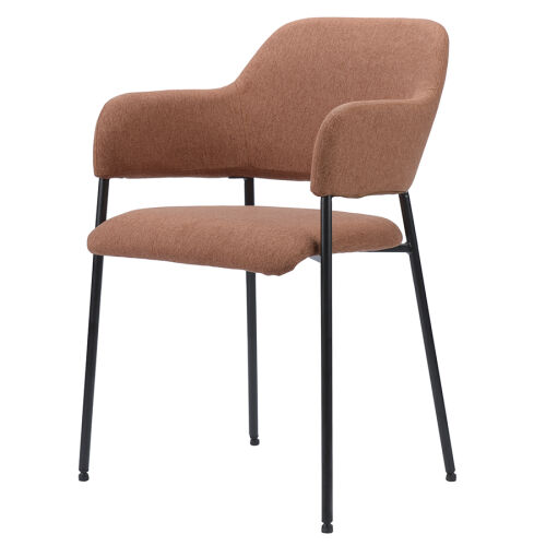 Стул wendy, рогожка, терракота 1