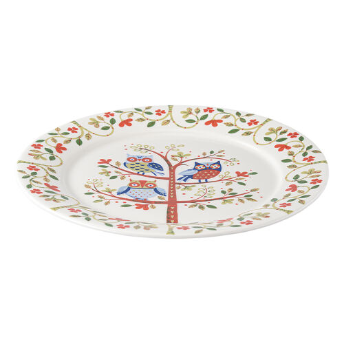 Набор тарелок owl из коллекции birds of paradise в подарочной уп 5