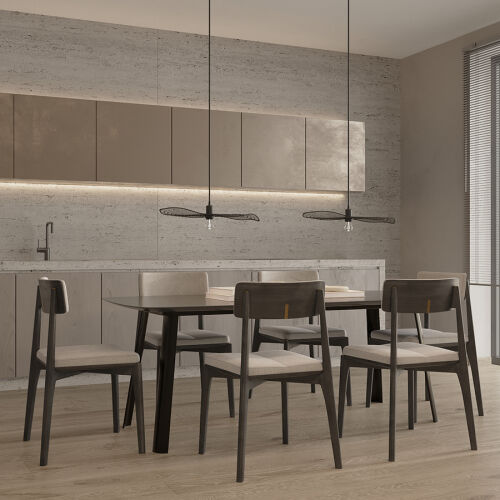 Светильник подвесной vinger, 53х11 см, черный 5