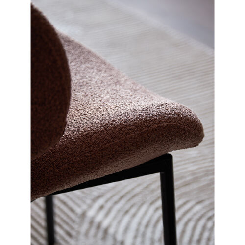 Стул embrace, букле, коричневый 3