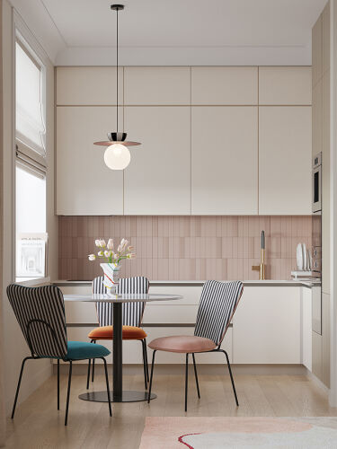 Стул pompadour, велюр, терракотовый 2