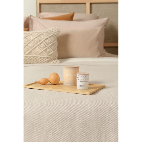 Покрывало базовое бежевого цвета из коллекции ethnic, 180х250 см 2