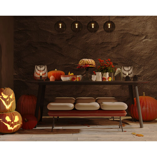 Лампа настольная vinger, D22х26 см, черная 1