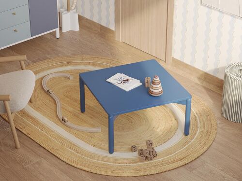 Столик кофейный saga, 60х60 см, синий 7