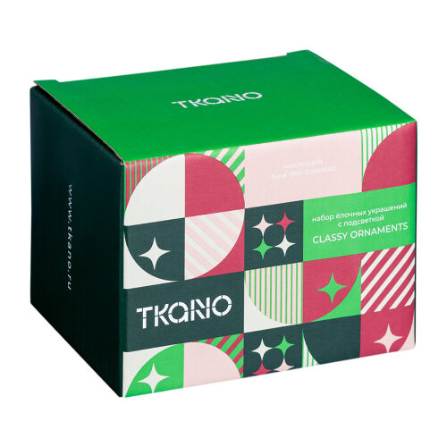 Набор ёлочных украшений с подсветкой classy ornaments из коллекц 7