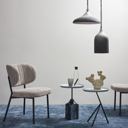 Стул robbi, букле, серо-бежевый 2