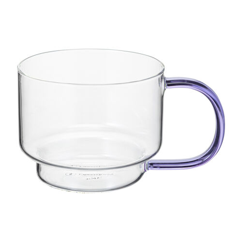 Набор кружек orb, 400 мл, прозрачные/фиолетовые, 2 шт. 4
