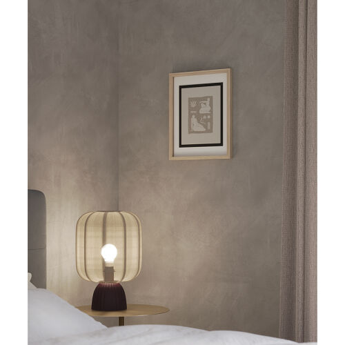 Лампа настольная texture rib, 27х39 см, вишневая/бежевая 5