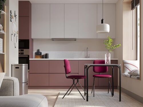 Ваза muse, 25 см, нежно-розовая 7