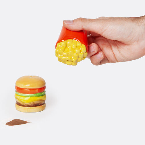 Набор из солонки и перечницы fast food, burger & f 6