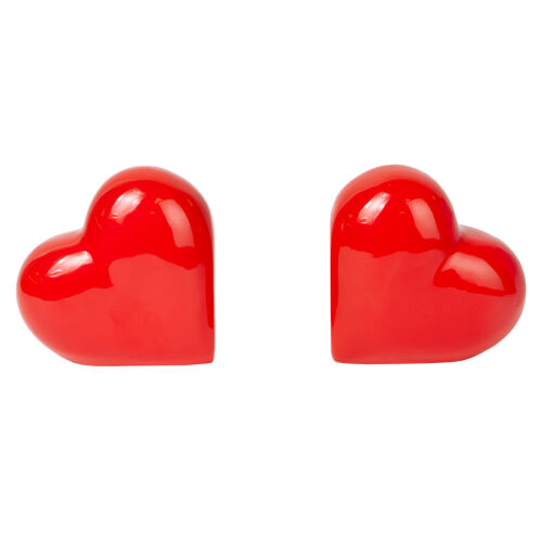 Держатель для книг love, 14х14 см, красный, 2 шт. 4