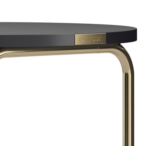 Столик кофейный ror, D50 см, латунь/черный 6