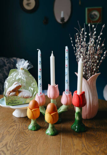 Подсвечник floret для трех свечей из коллекции blossom, 20 см 3