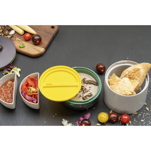 Ланч-бокс meals, 800 мл, светло-серый/зеленый 5 Ланч-бокс meals, 800 мл, светло-серый/зеленый 5
