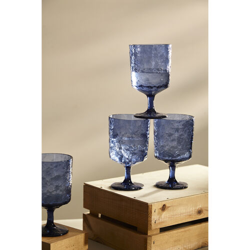 Набор бокалов из акрила arctic для вина, 280 мл, синий, 4 шт. 3