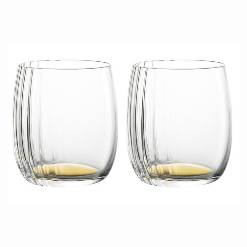 Набор стопок alice в подарочной упаковке, 70 мл, золотистые, 2 шт.