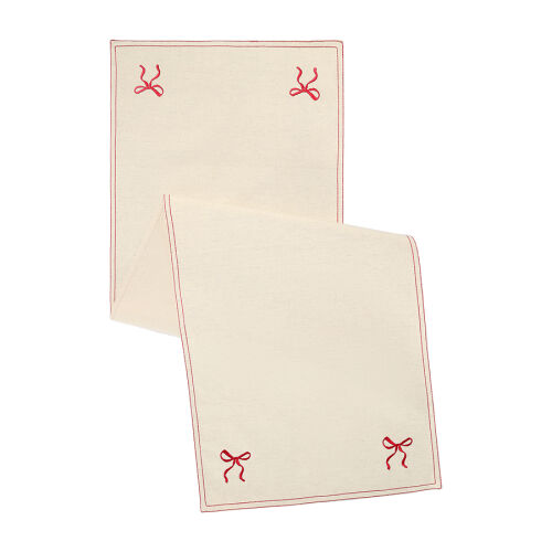 Дорожка на стол fancy bows бежевого цвета из коллекции essential 5