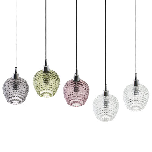 Светильник подвесной каскадный aurora, 110х18 см, сливовый/зелен 3