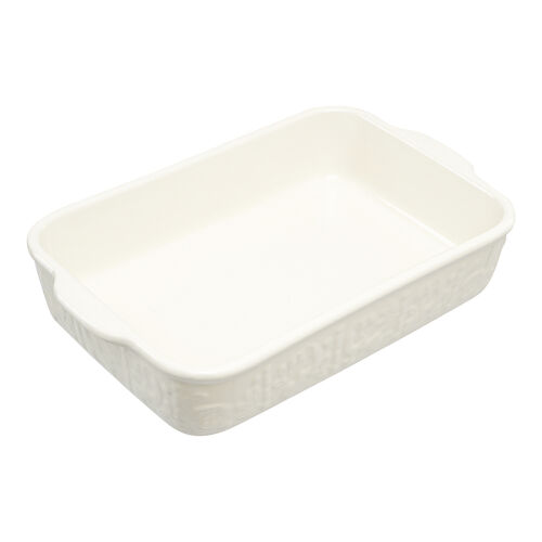 Блюдо для запекания birds of paradise, 30х19 см, кремовое 3