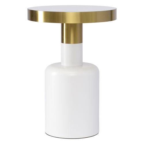 Столик журнальный froud, D35 см, белый 1