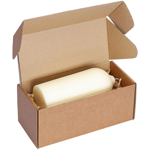 Свеча декоративная молочно-белого цвета из коллекции edge, 16,5  4