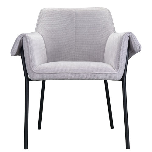 Стул aline, шенилл, светло-серый 7