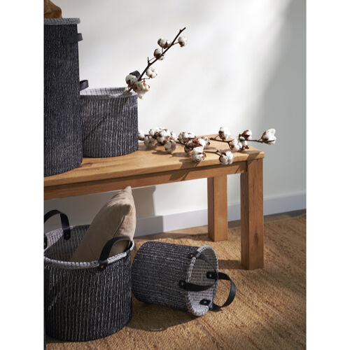 Корзина для хранения sustainable collection, D32х28 см, черная 3 Корзина для хранения sustainable collection, D32х28 см, черная 3