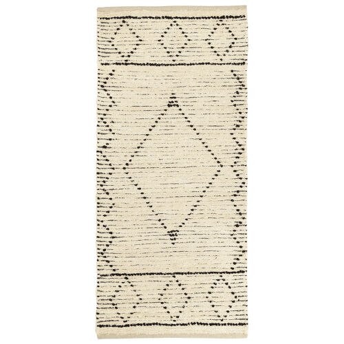 Ковер из переработанного хлопка dispur из коллекции ethnic, 70x1 1