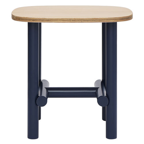Столик ottal, 44,5х44,5х45 см, бук, бежевый/синий 4