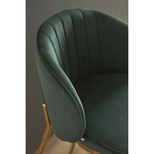 Стул полубарный coral, велюр, темно-зеленый 2