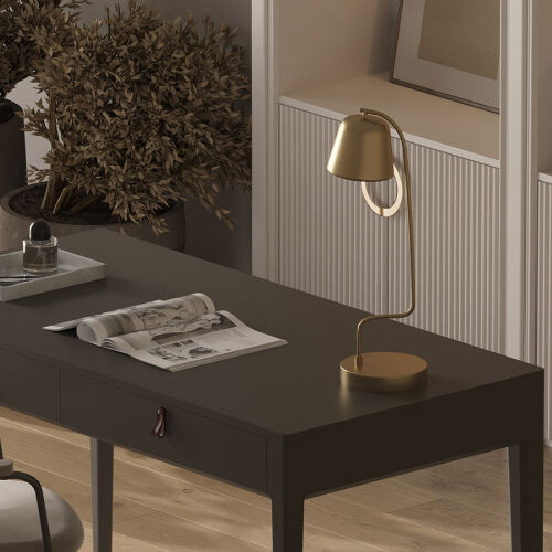 Лампа настольная enkel mon, D20,5х57 см, золотистая 2