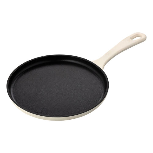 Сковорода блинная чугунная D24 см из коллекции "Шеффилд", молочная